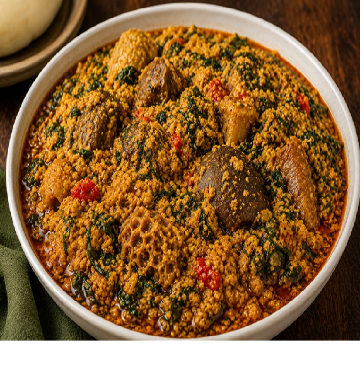 Bowl of Egusi Soup